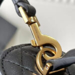 Saint Laurent Gaby Mini Vanity Bag In Lambskin Black